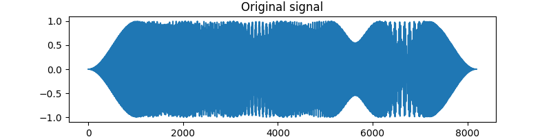 Original signal